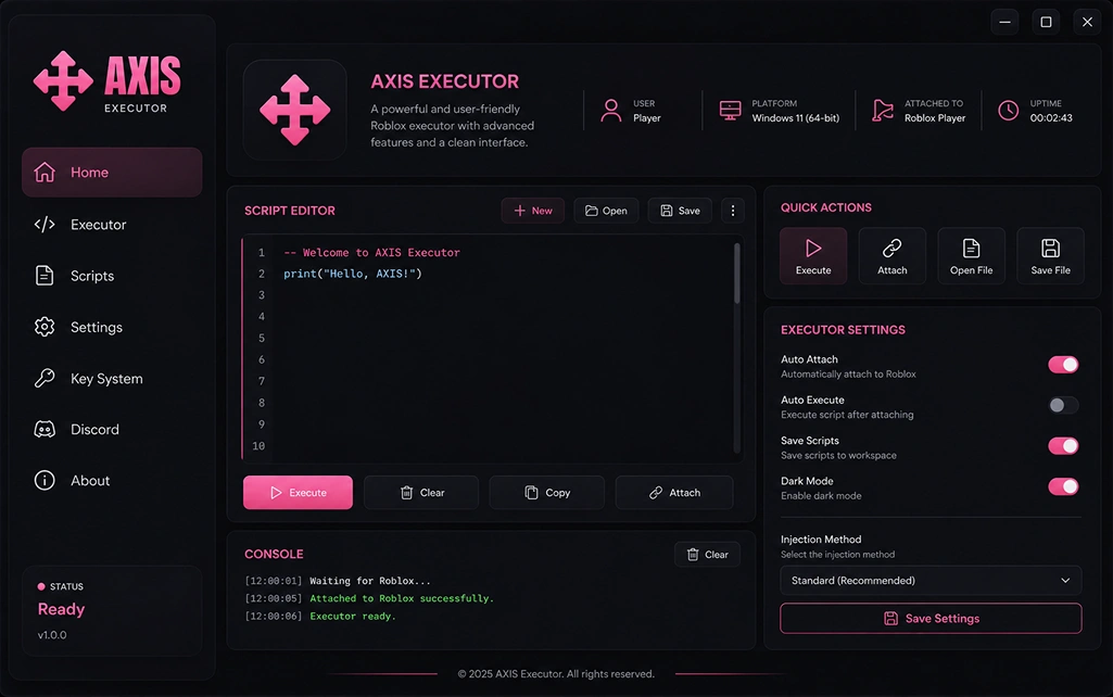 Axis External UI